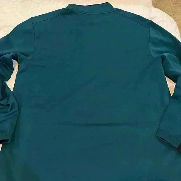 Nike Golf Mens Teal Black Pullover microfiber lined, size large - Picture 2 of 10